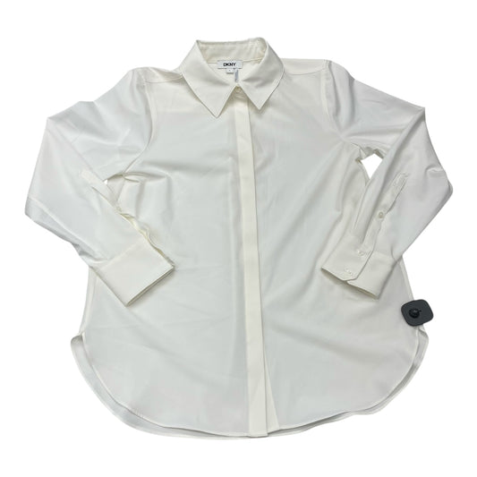 Top Ls By Dkny In White, Size:S