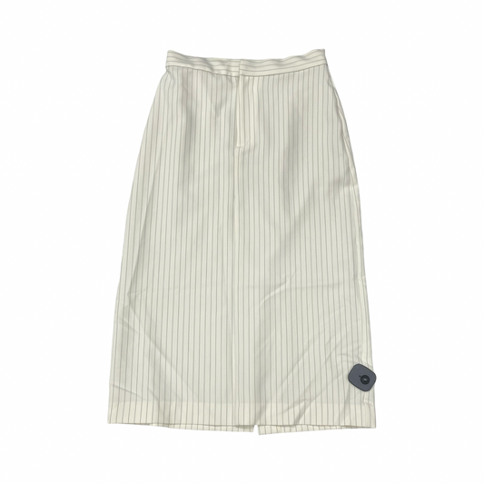 Skirt Midi By Banana Republic In Navy, Size:4