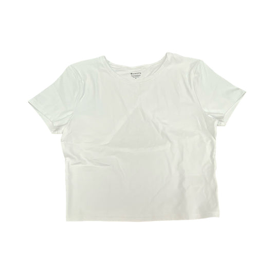 Athletic Top Ss By Athleta In White, Size:M
