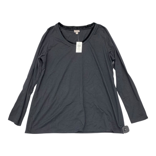 Top Ls By J. Jill In Black, Size:Xl