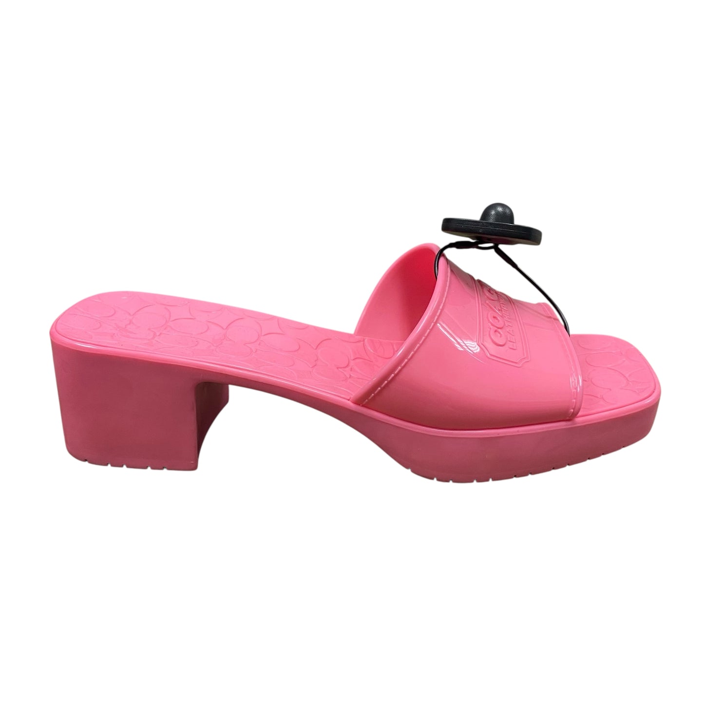 Sandals Designer By Coach In Pink, Size:9