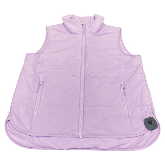 Vest Puffer & Quilted By Lands End In Purple, Size:S