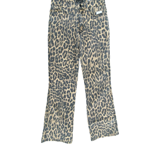 Jeans Flared By Good American In Animal Print, Size:8