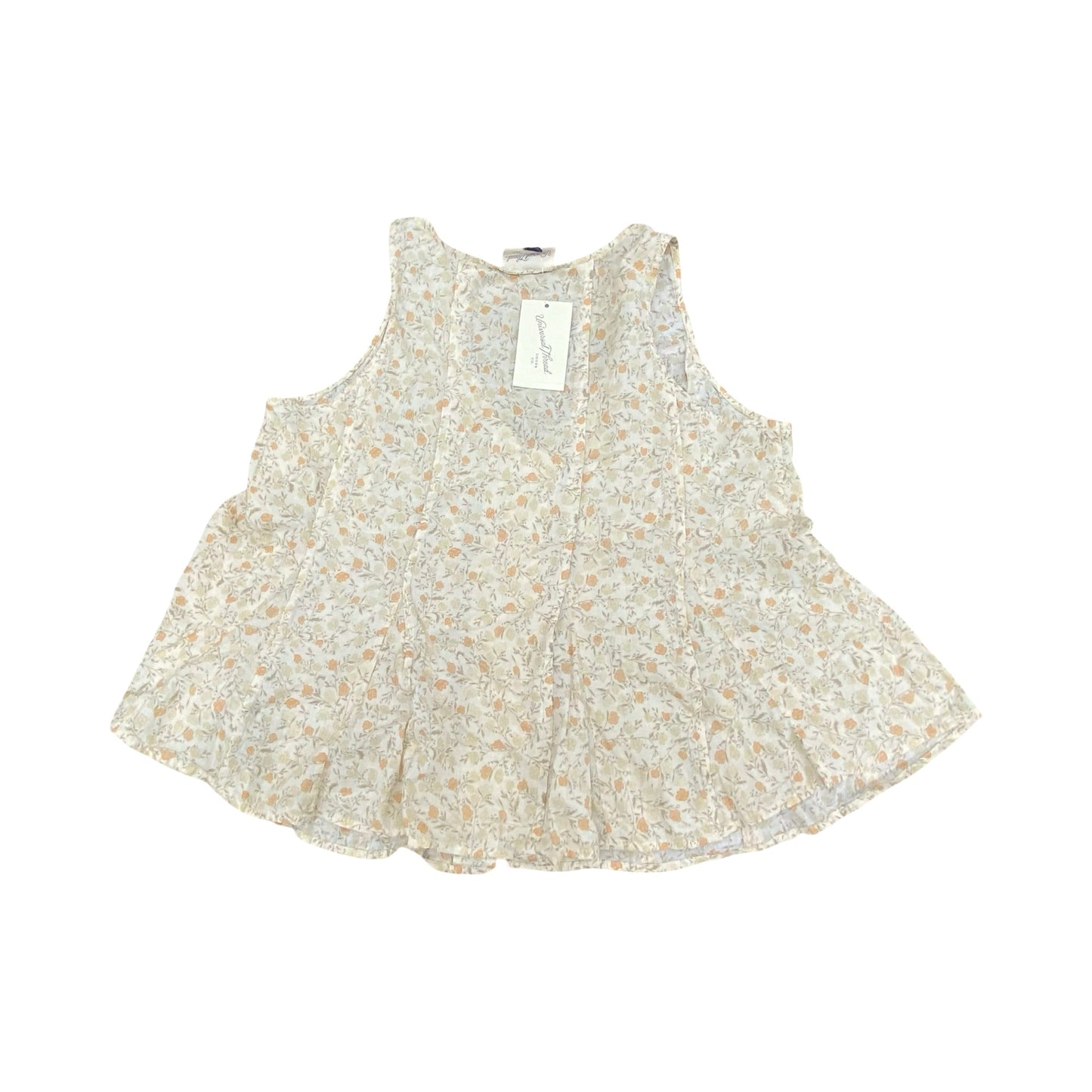 Top Sleeveless By Universal Thread In Floral Print, Size:M