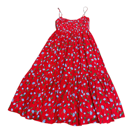 Dress Casual Maxi By J. Crew In Floral Print, Size:M