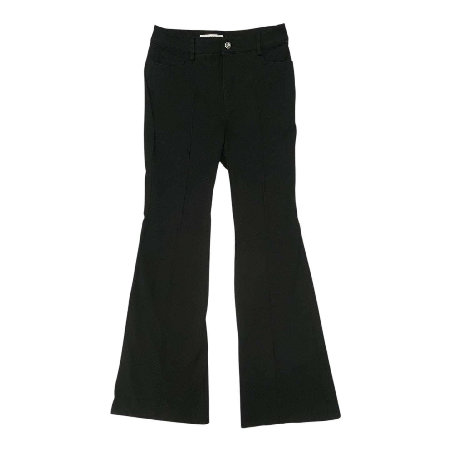 Jeans Flared By Loft In Black, Size:0