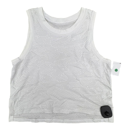 Athletic Tank Top By Lululemon In White, Size:S