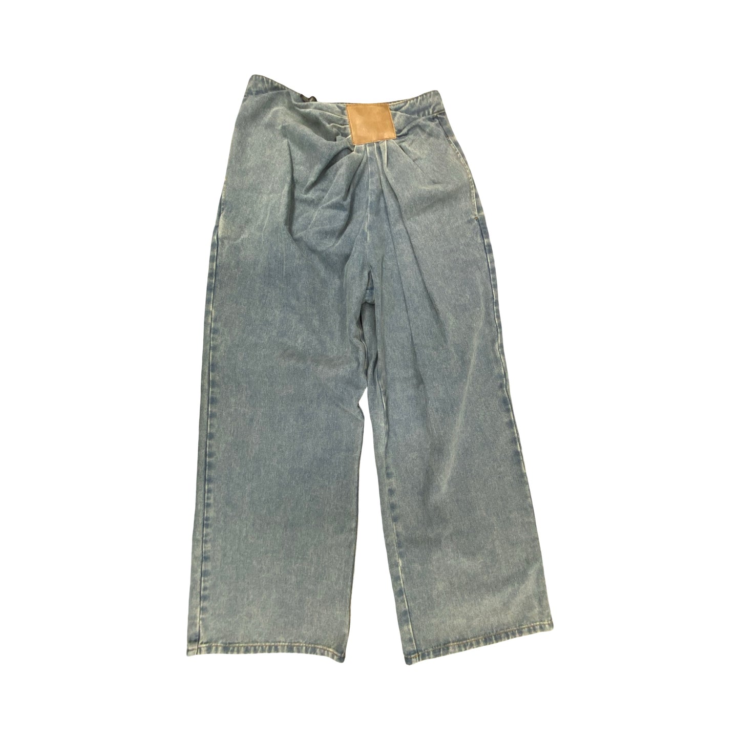 Jeans Wide Leg By Commense In Blue Denim, Size:M
