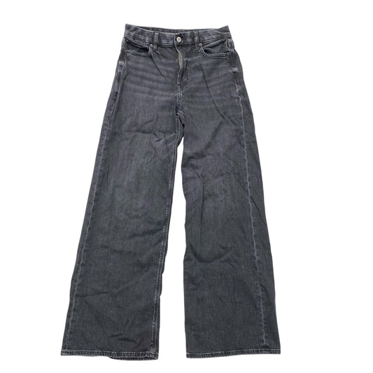 Jeans Wide Leg By American Eagle In Blue Denim, Size:4L