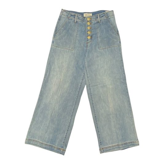 Jeans Wide Leg By Tribal In Blue, Size:8