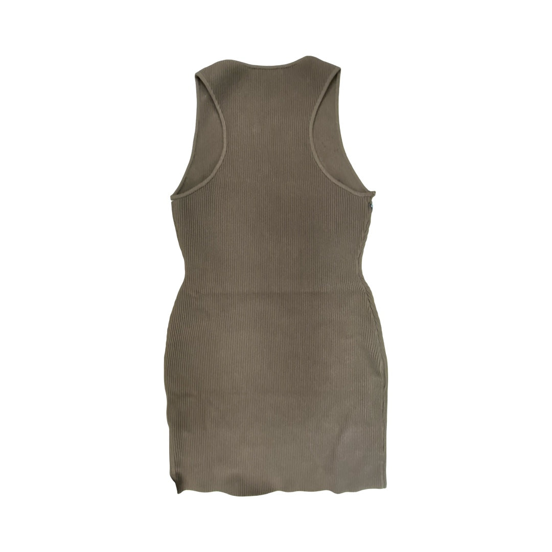 Dress Casual Midi By Babaton In Brown, Size:M