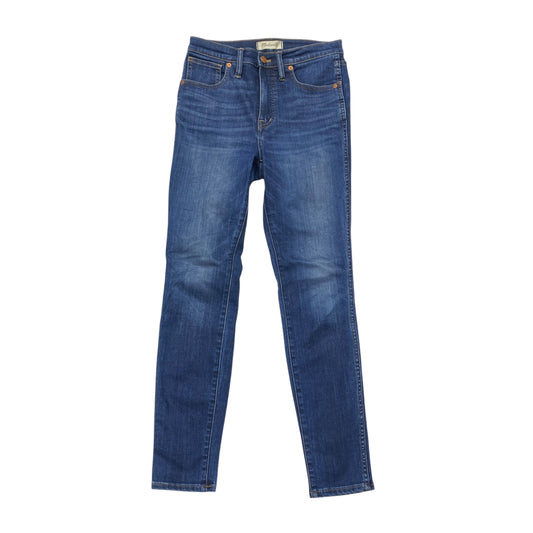 Jeans Skinny By Madewell In Blue Denim, Size:4