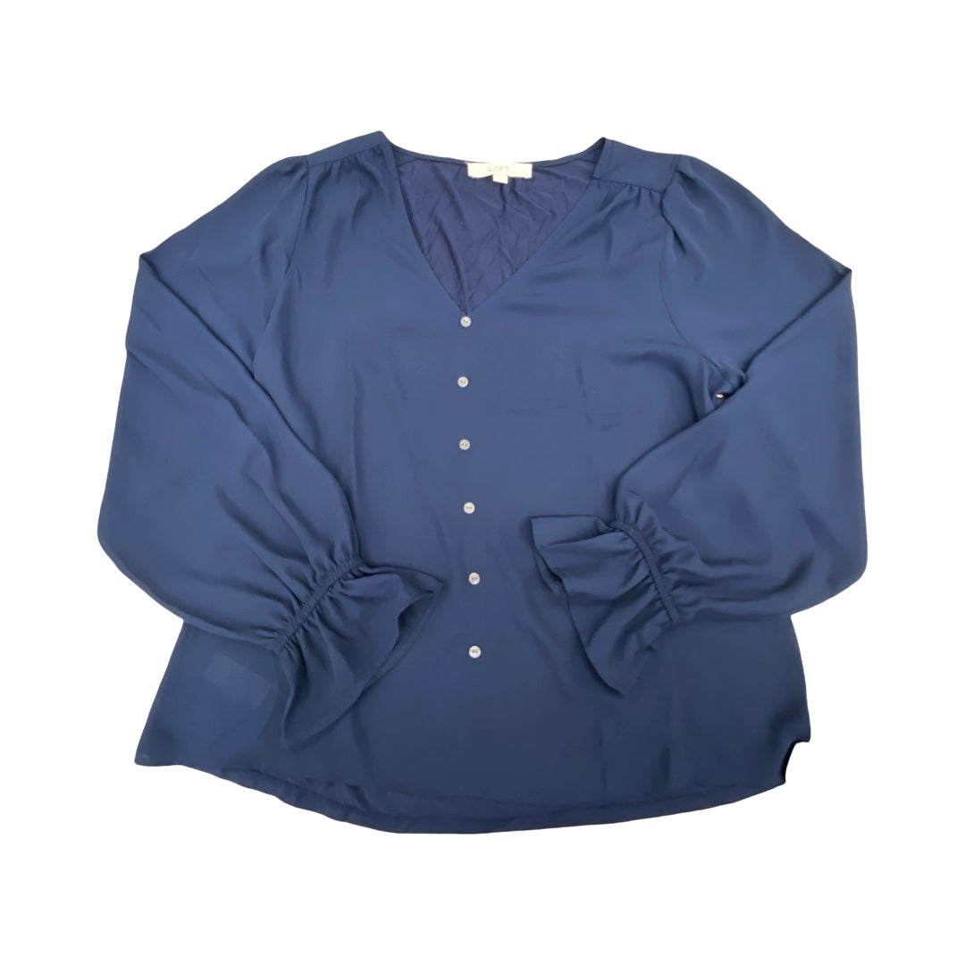 Top Ls By Loft In Navy, Size:L