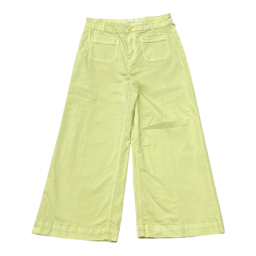 Pants Wide Leg By Charlie B In Yellow, Size:8