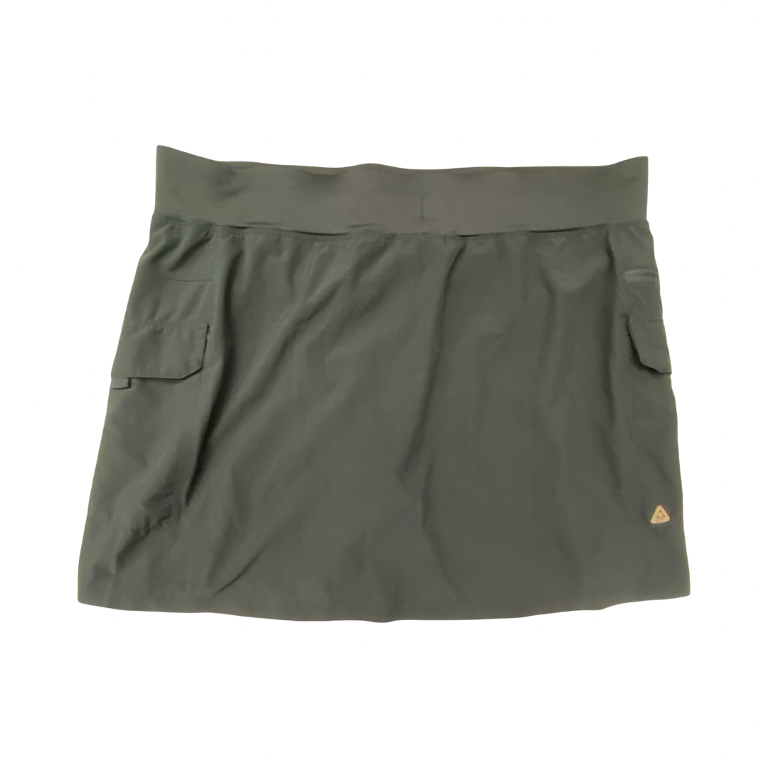 Athletic Skort By Gerry In Black, Size:Xxl
