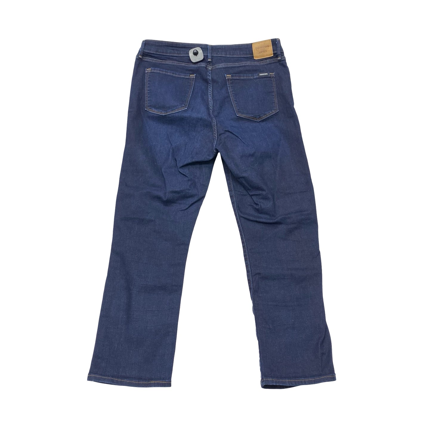 Jeans Straight By Levis In Blue Denim, Size:14