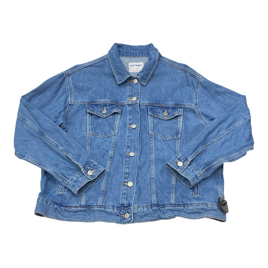 Jacket Denim By Old Navy In Blue Denim, Size:Xl