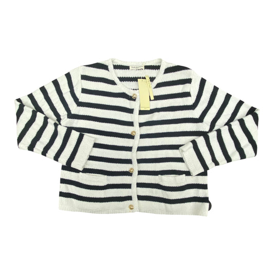 Sweater Cardigan By Drole De Copine In Striped Pattern, Size:Osfm