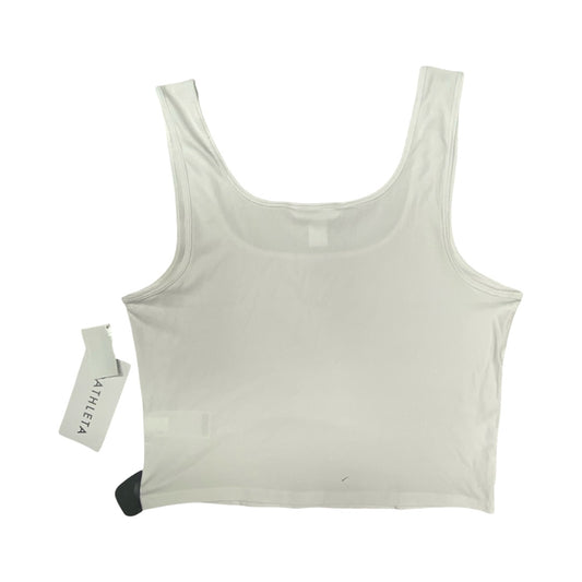Athletic Tank Top By Athleta In White, Size:L