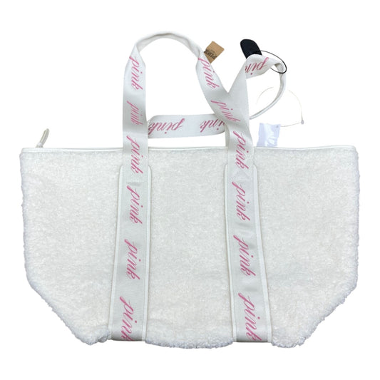 Tote By Victorias Secret In White, Size:Medium