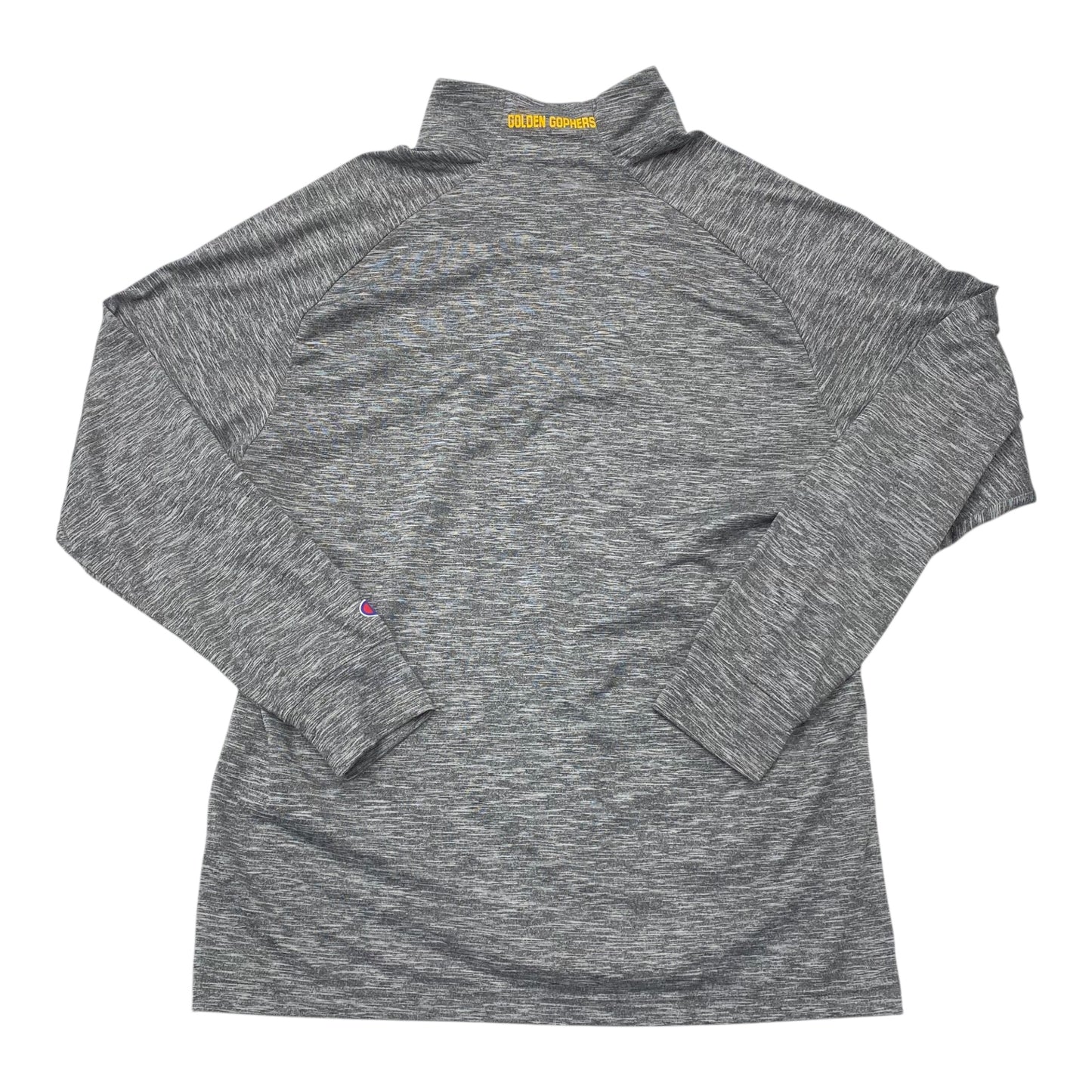 Athletic Sweatshirt Collar By Champion In Grey, Size:M