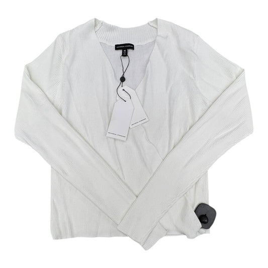 Sweater Cardigan By Universal Standard In White, Size:Xs