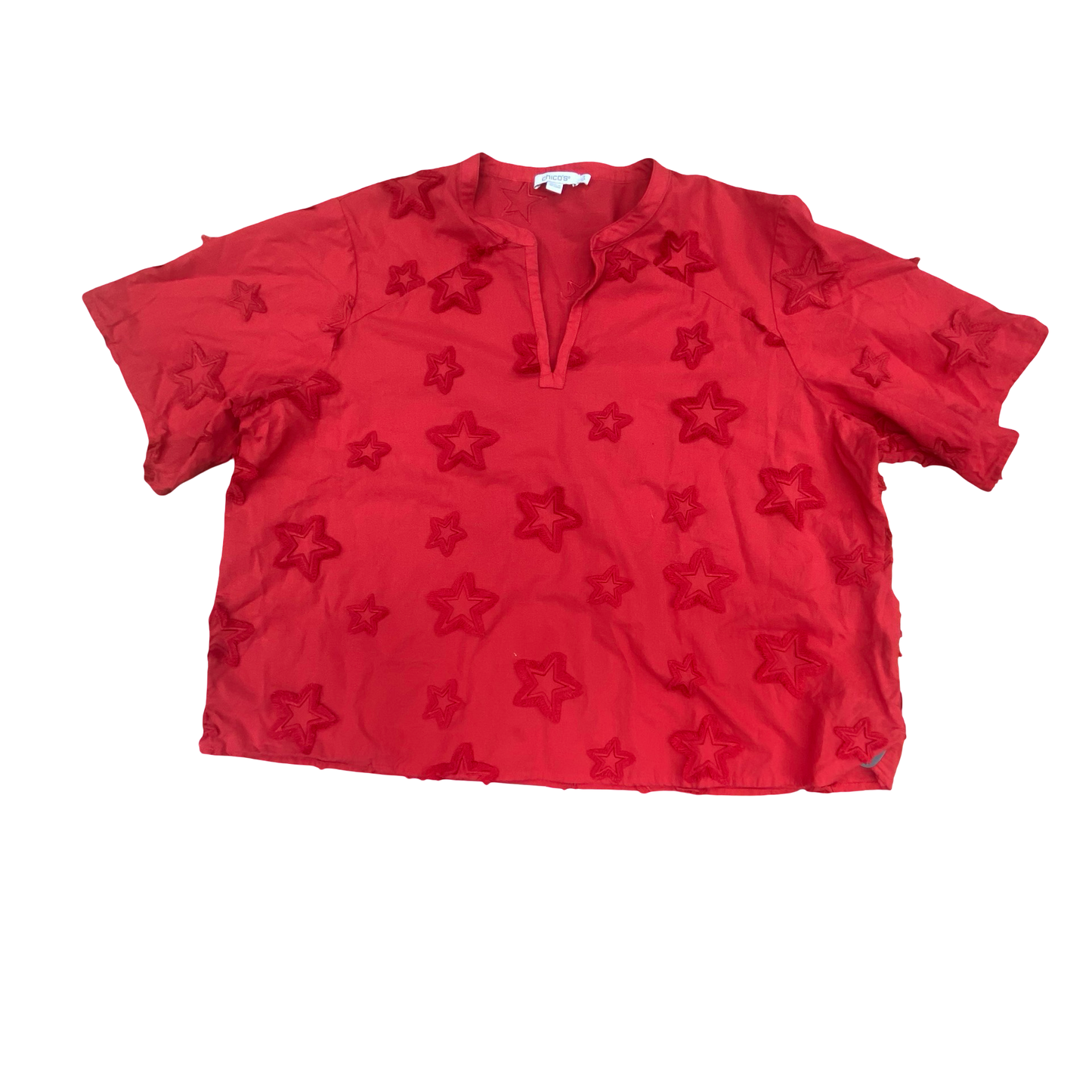 Top Ss By Chicos In Red, Size:16