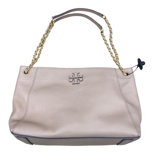 Handbag Designer By Tory Burch In Cream, Size:Medium