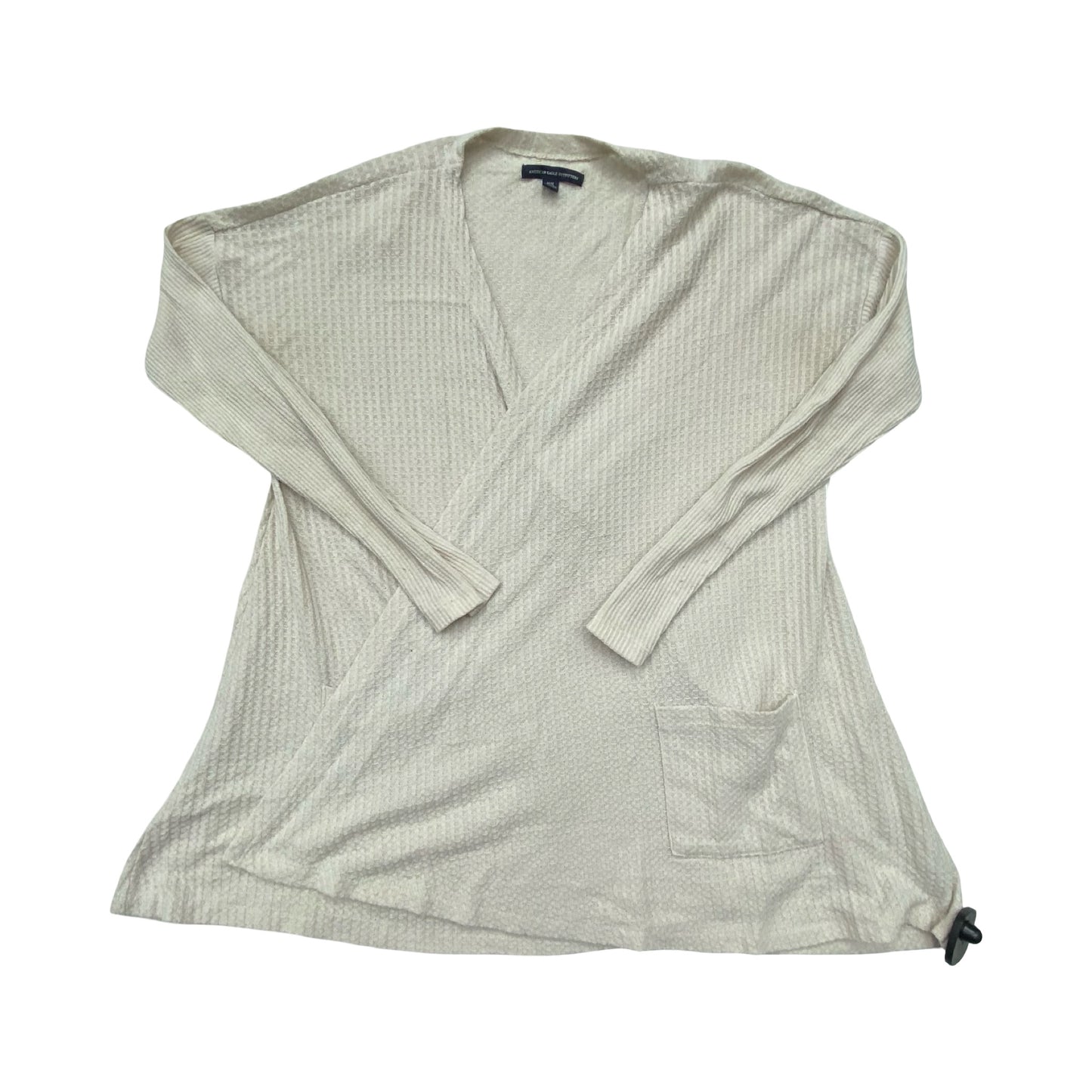 Sweater Cardigan By American Eagle In Cream, Size:M