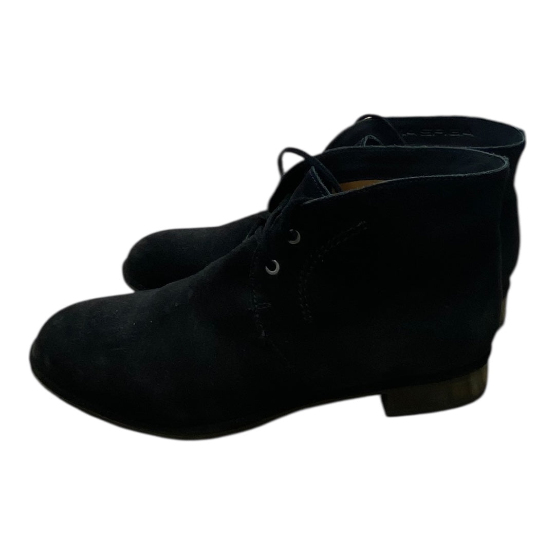 Boots Ankle Flats By Via Spiga In Black, Size:8.5