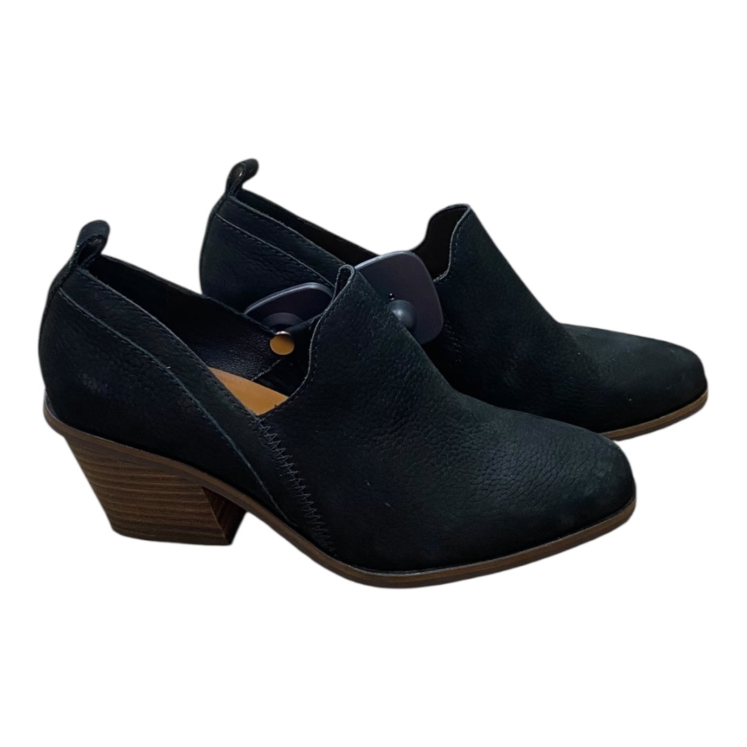 Shoes Heels Block By Lucky Brand In Black, Size:8