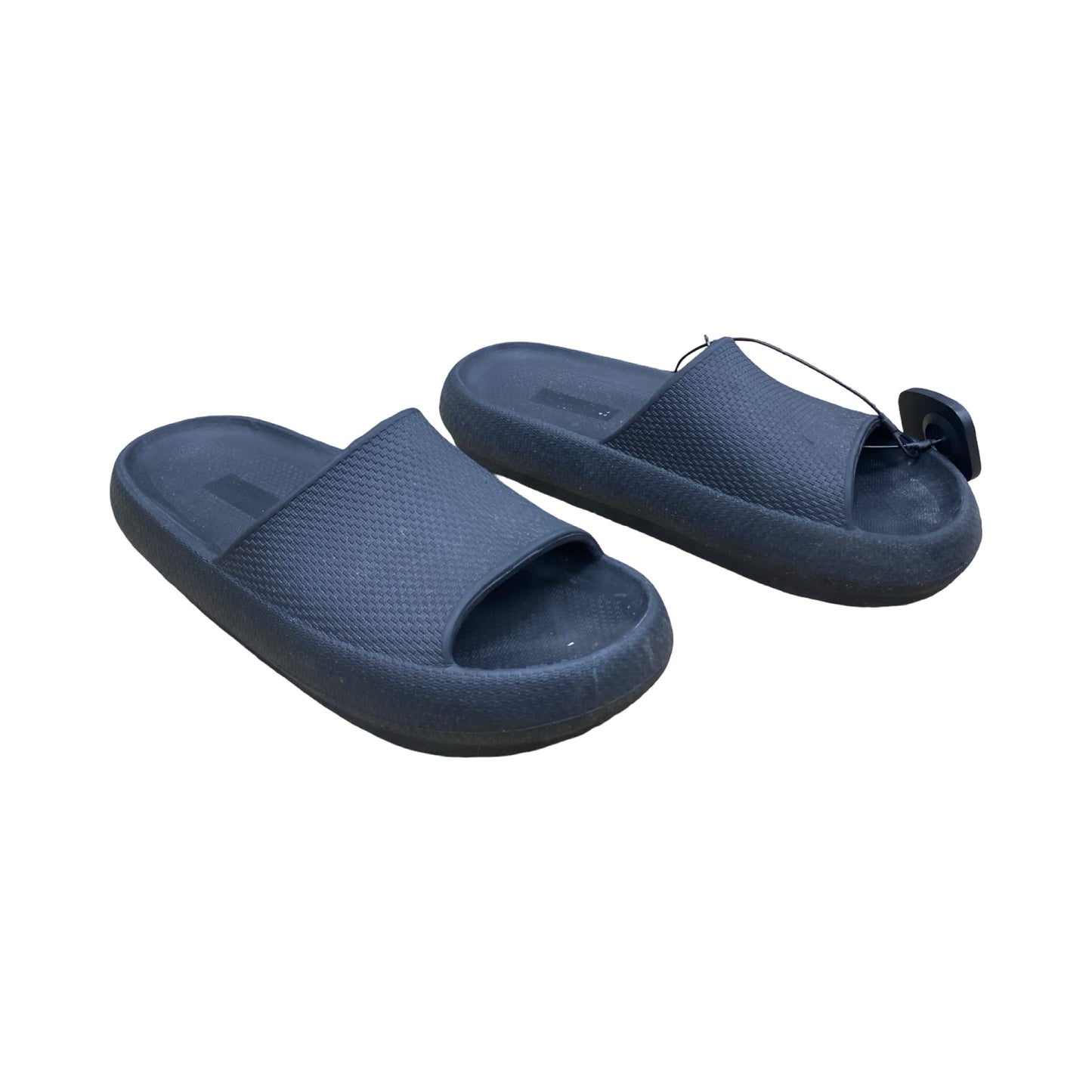 Sandals Flip Flops By Clothes Mentor In Black, Size: