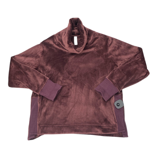 Athletic Sweatshirt Collar By Athleta In Maroon, Size:M