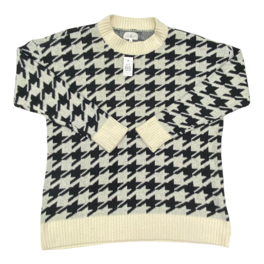 Sweater By Lou And Grey In Black & Cream, Size:L