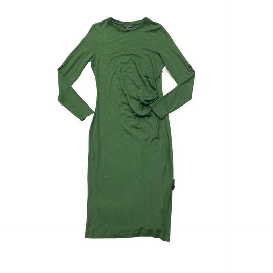 Dress Casual Midi By Banana Republic In Green, Size:S