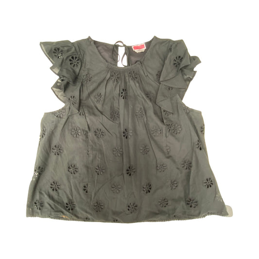 Top Sleeveless Designer By Kate Spade In Black, Size:Xxl