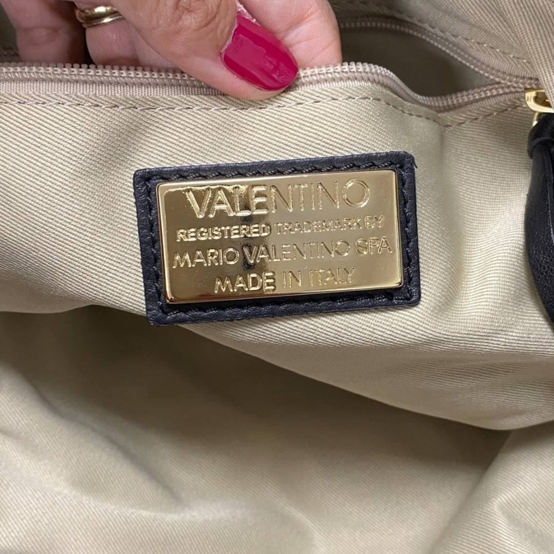 Handbag Designer By Valentino-Mario In Black, Size:Large