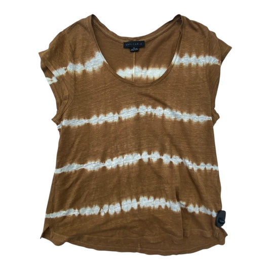 Top Sleeveless By Sanctuary In Brown & White, Size:Xl