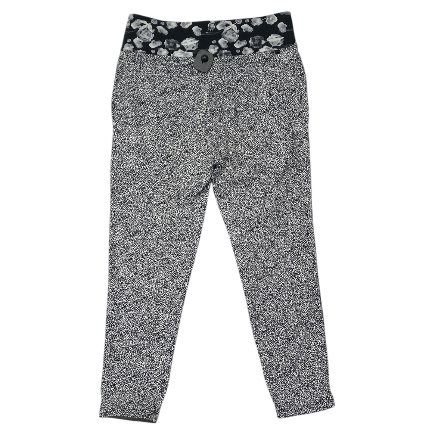 Athletic Pants By Lululemon In Black & White, Size:6