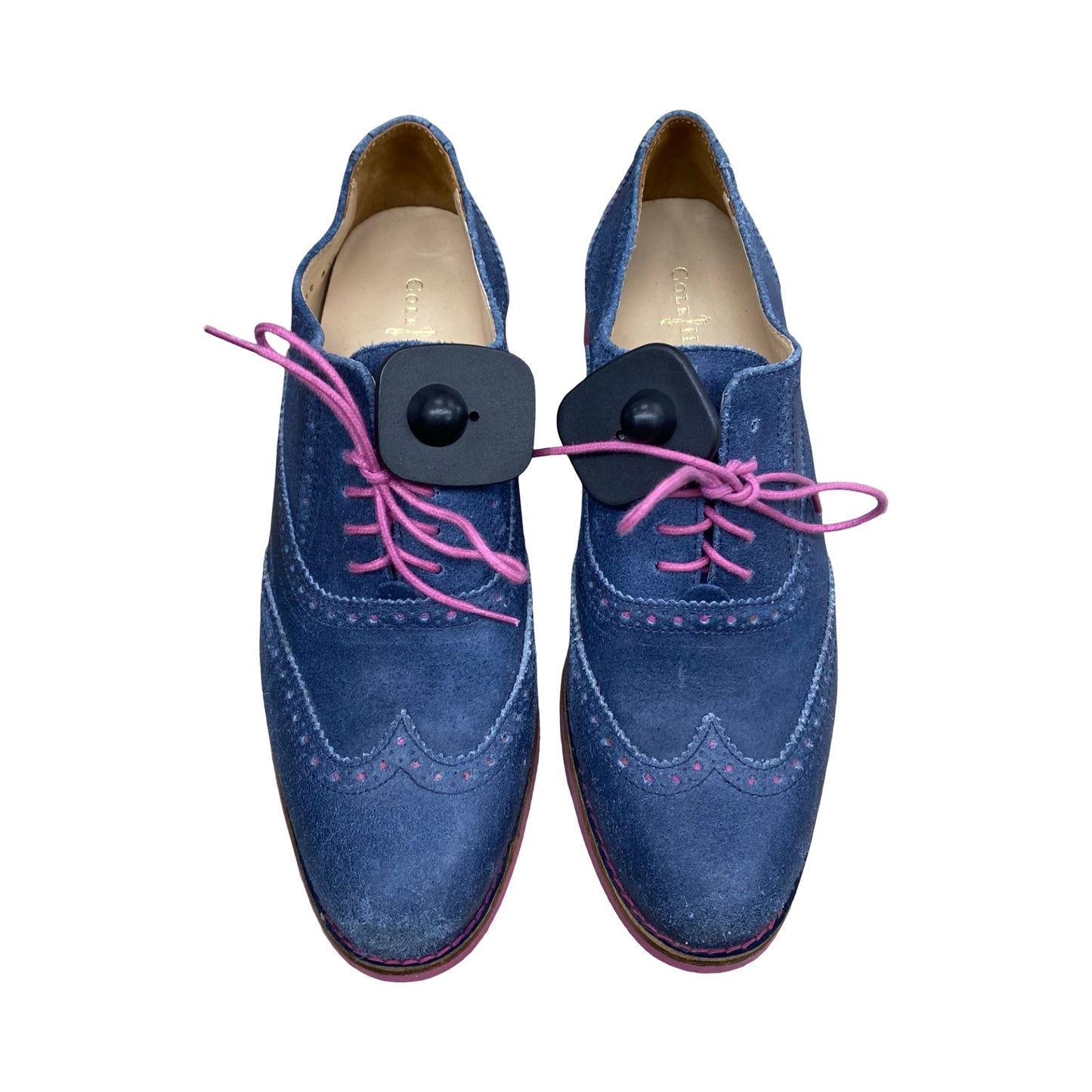 Shoes Flats By Cole-Haan In Blue & Pink, Size:9