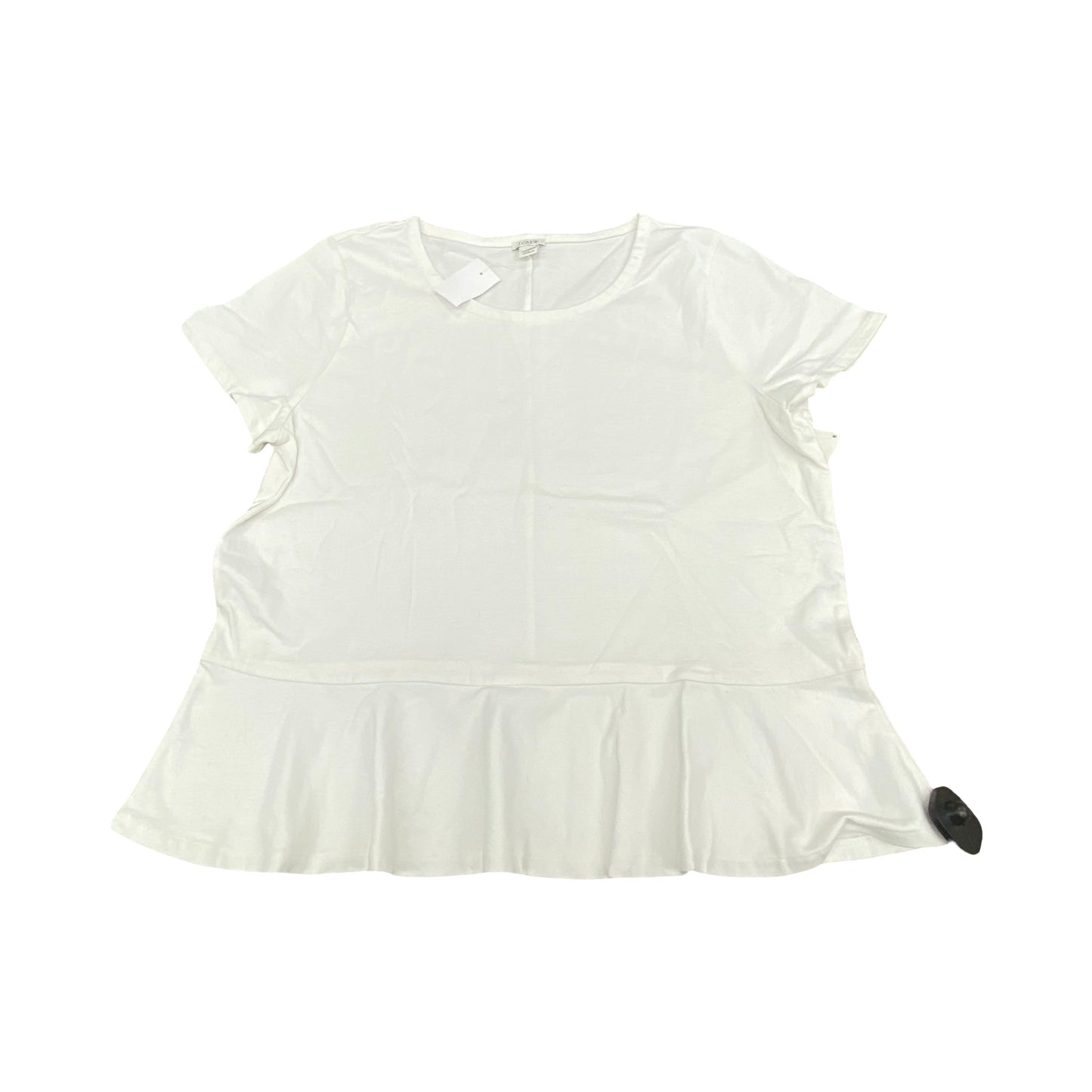 Top Ss By J. Crew In White, Size:Xxl