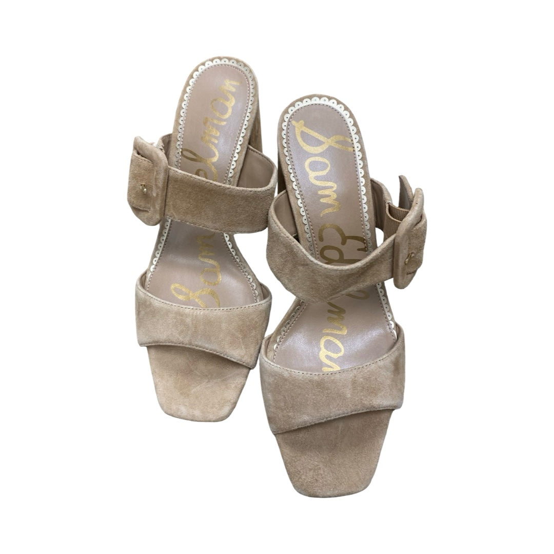 Shoes Heels Block By Sam Edelman In Brown, Size:9