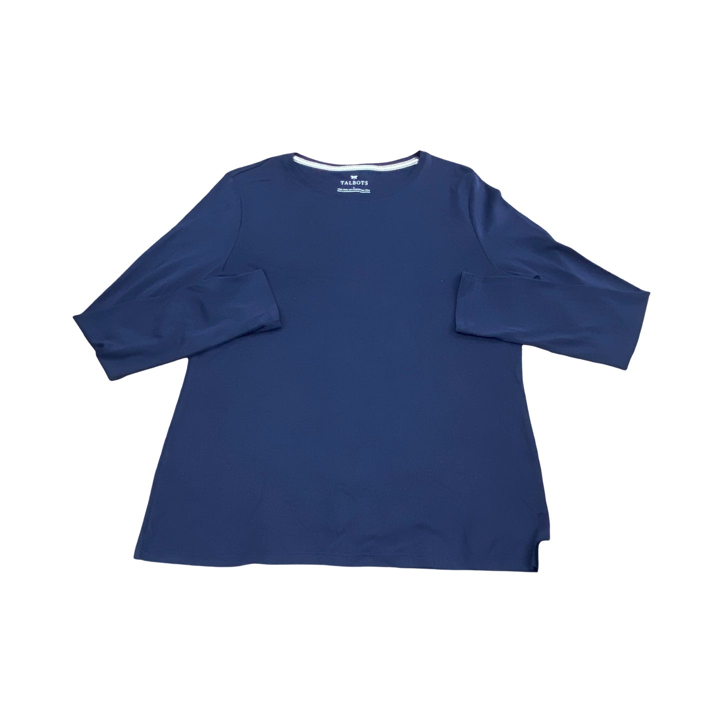 Top Ls By Talbots In Navy, Size:L