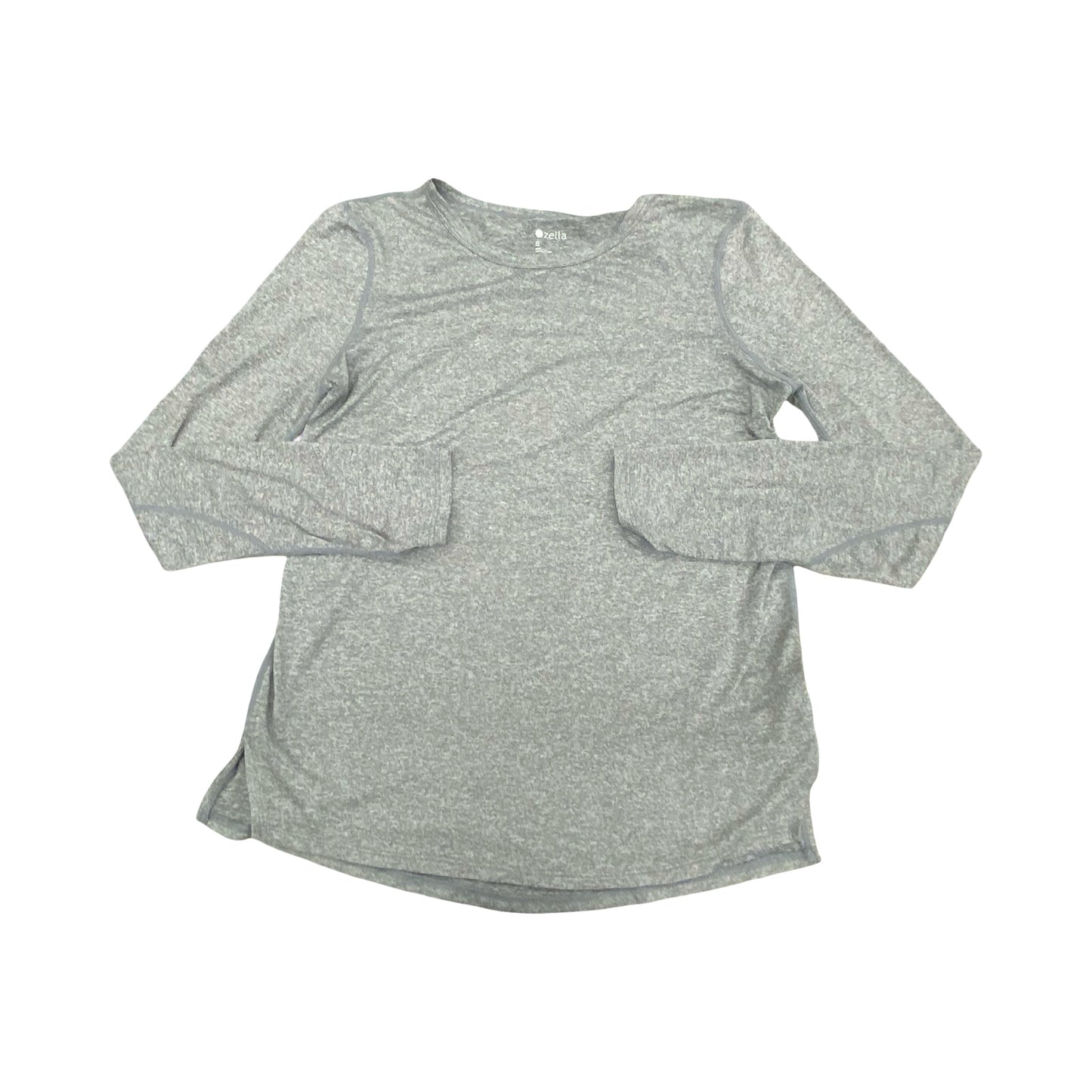 Athletic Top Ls Crewneck By Zella In Grey, Size:S