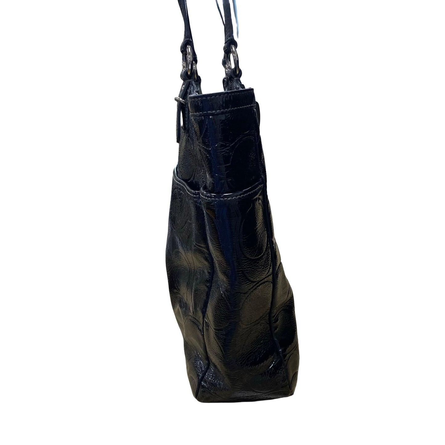 Handbag Designer By Coach In Black, Size:Medium