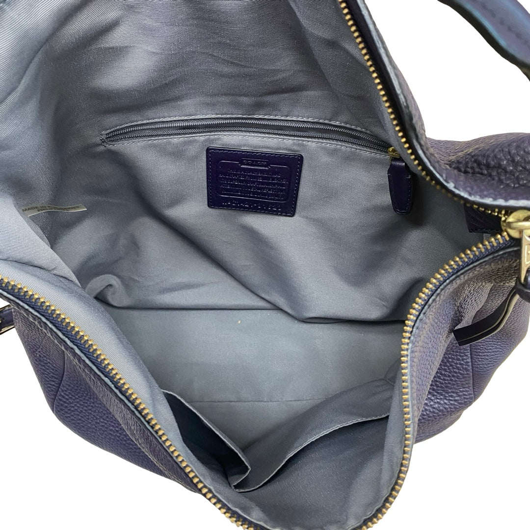 Handbag Designer By Coach In Purple, Size:Large
