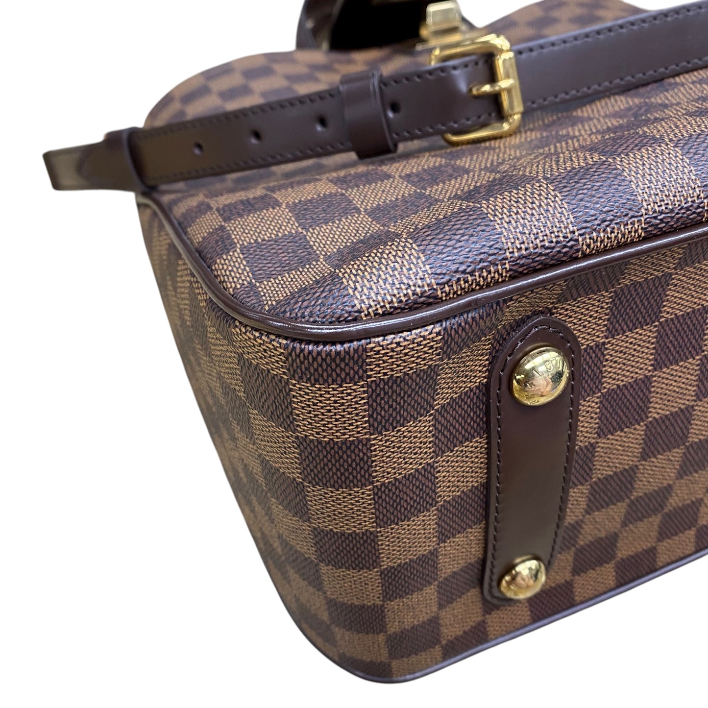 Handbag Luxury Designer By Louis Vuitton In Brown, Size:Medium