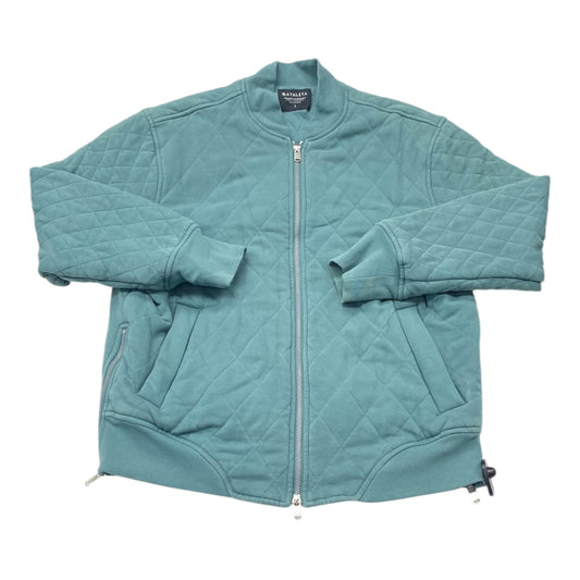 Jacket Puffer & Quilted By Athleta In Teal, Size:L