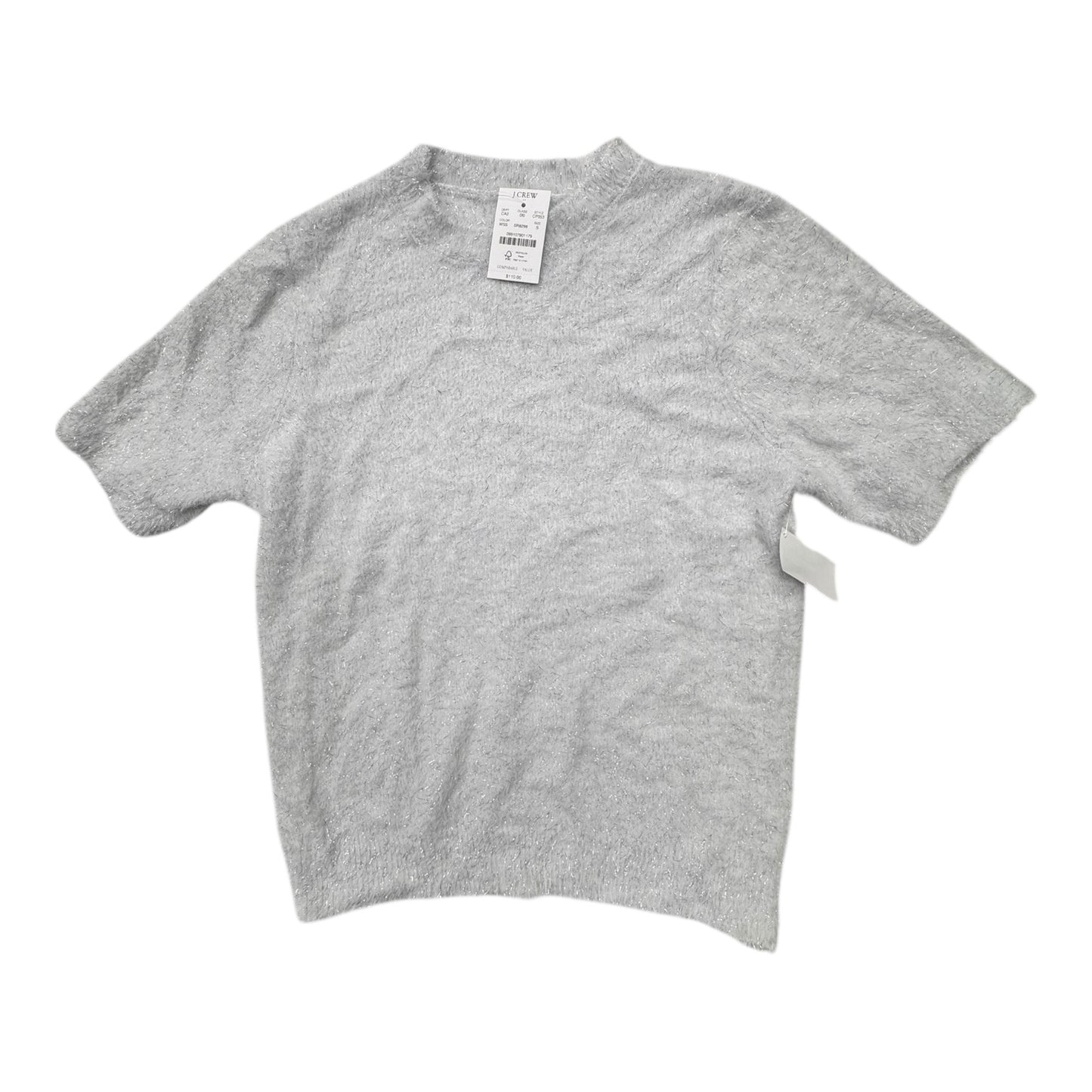 Sweater Ss By J. Crew In Silver & White, Size:S