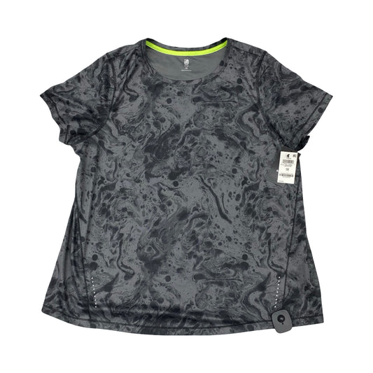 Athletic Top Ss By Ideology In Grey, Size:1X